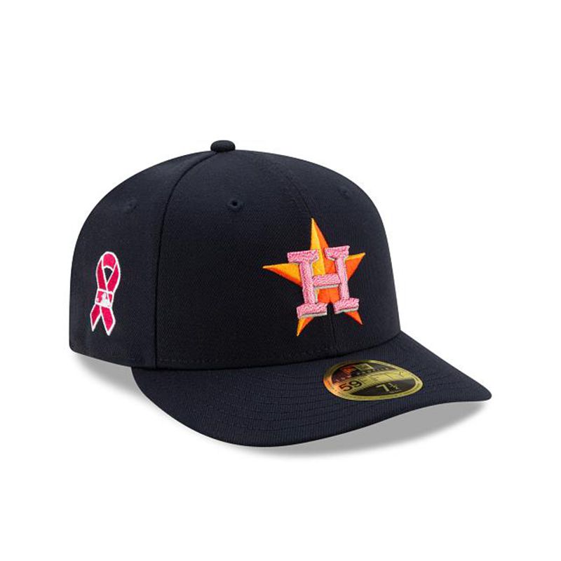 MLB Houston Astros Mother's Day Low Profile 59Fifty Fitted (OCN2526) - Blue New Era Caps